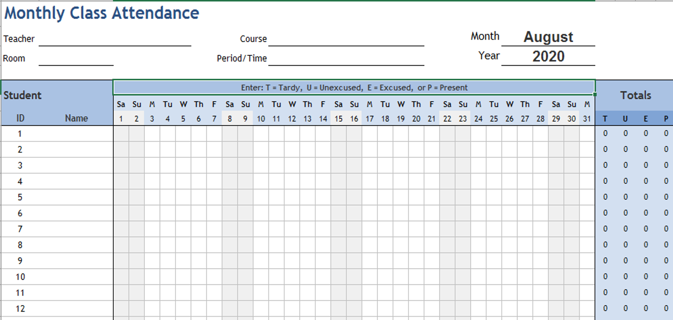 class-attendance-yearly