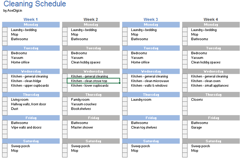 house-cleaning-schedule