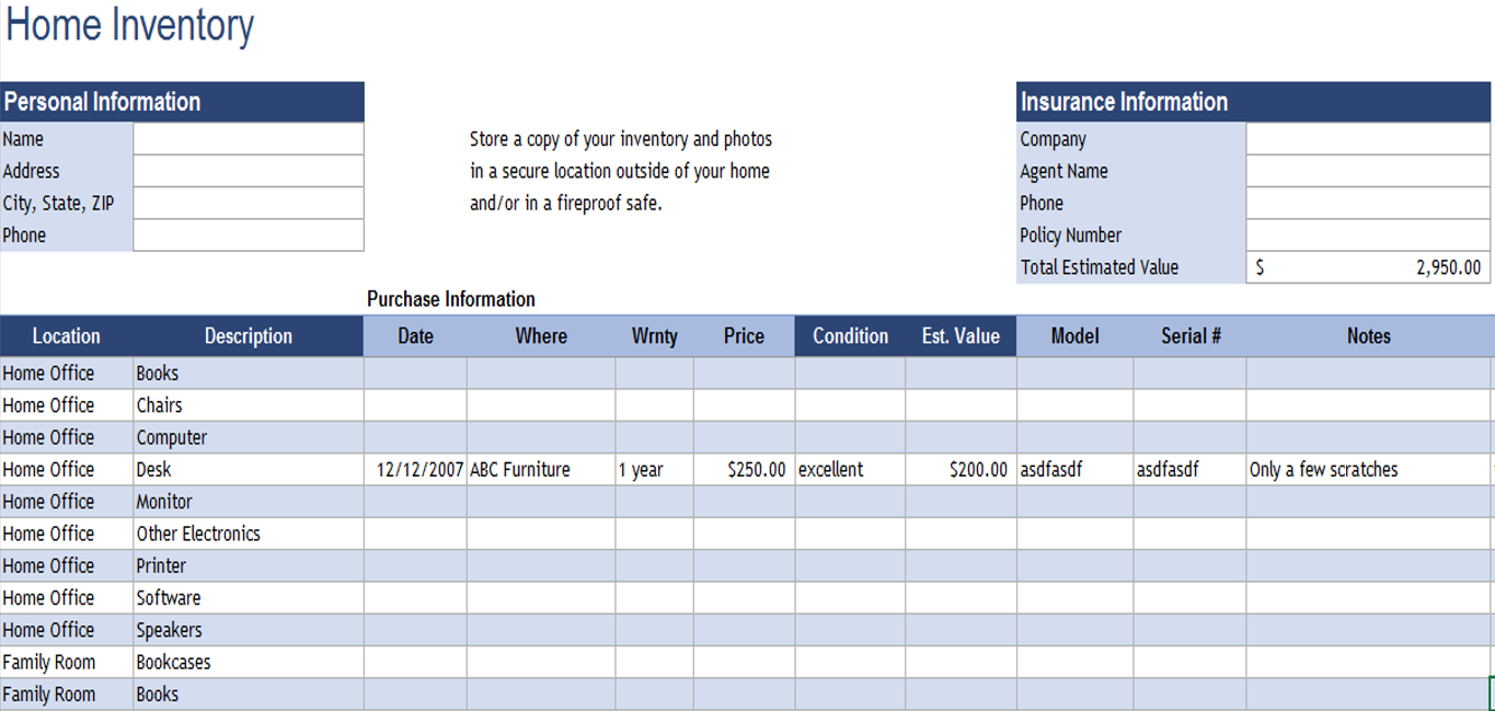 home-inventory