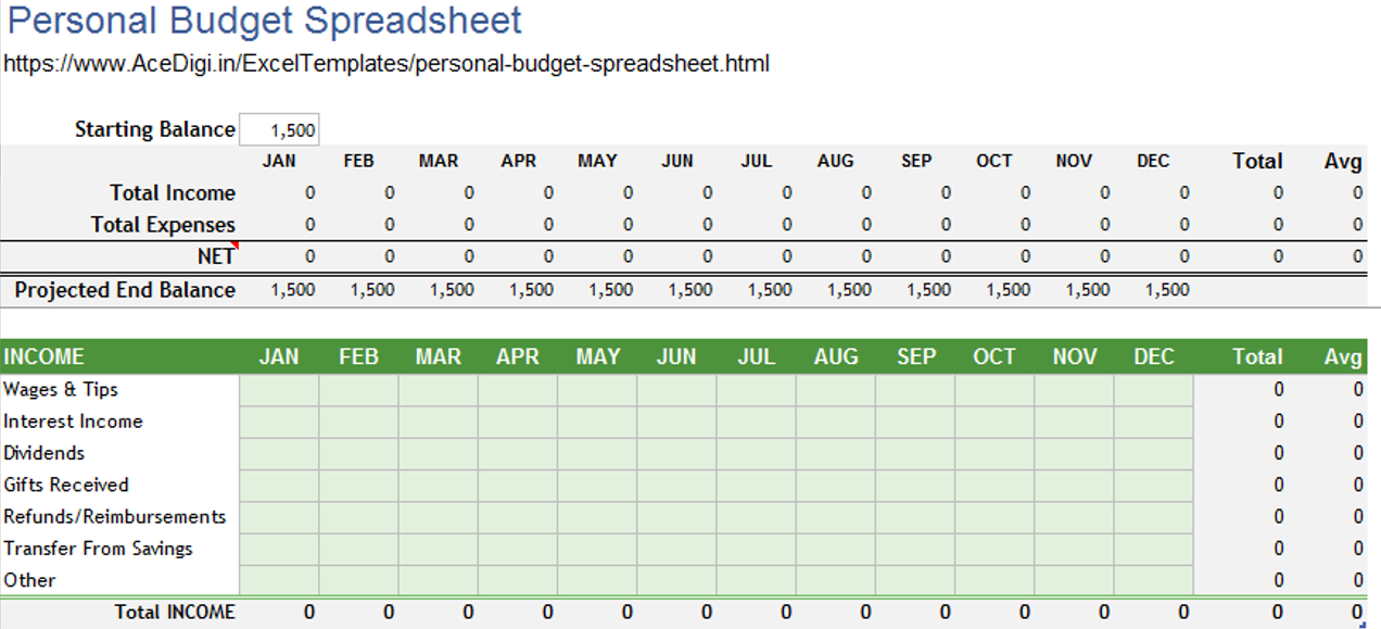 personal-budget-spreadsheet